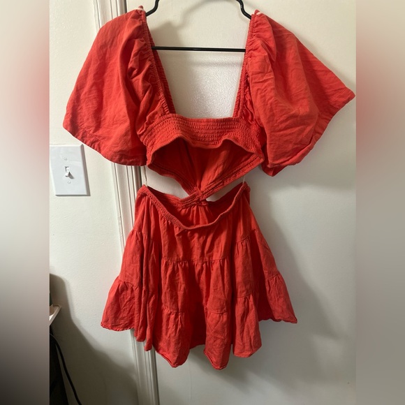 Free People Cross of Sunlight Cutout Mini Dress - Picture 7 of 9